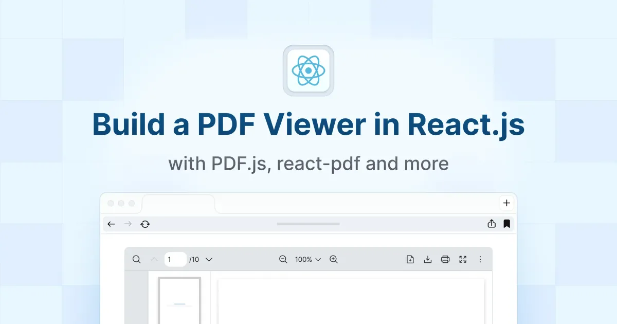 Best 4 Methods to Build a PDF Viewer in React.js: PDF.js, react-pdf, and More (2024 Guide) 🚀